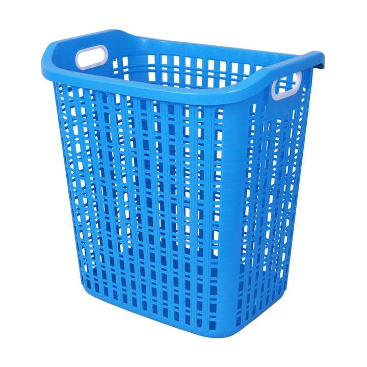 ตะกร้าผ้าเหลี่ยมสูง-sn-710-1-size-l-สีฟ้าlaundry-basket-tall-square-sn-710-1-size-l-blue-พลาดไม่ได้แล้วจ้ะแม่