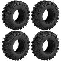 4PCS 52X17mm 1.0 Inch Soft Tires Tyre for 1/24 RC Crawler Car Axial SCX24 90081 AXI00002 Upgrade Parts