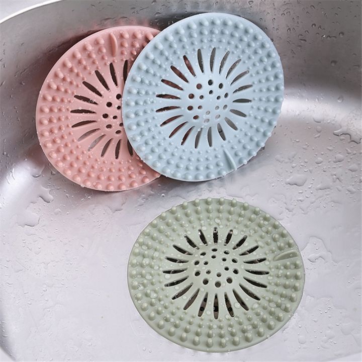 silicone-sink-strainer-bathroom-drain-hair-catcher-bath-stopper-plug-sink-strainer-filter-shower-floor-drain-kitchen-accessories-by-hs2023
