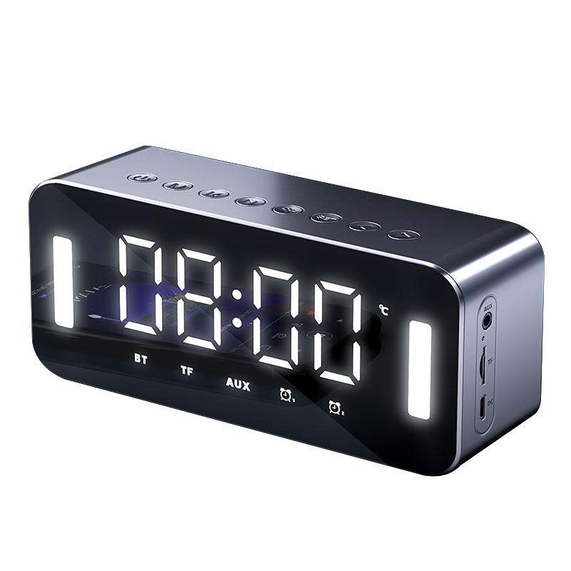 นาฬิกาปลุก นาฬิกาลําโพงบลูทูธ วิทยุ Fm นาฬิกาตั้งโต๊ะ หน้าจอ LED Alarm clock นาฬิกาตั้งโต๊ะราคาถูก ( รุ่น อัปเกรด)