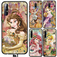 11XVV Disney Princess Cartoon อ่อนนุ่ม High Quality ซิลิโคน TPU Phone เคสโทรศัพท์ ปก หรับ Realme Narzo 50i 30A 30 20 Pro C2 C3 C11 C12 C15 C17 C20 C21 C21Y C25 C25Y C25S C30 C31 C33