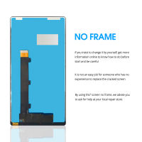 6.4" BlackWhite For Xiaomi Mi Mix LCD Display Touch Screen Digitizer Assembly With Frame For Xiaomi Mi MIX free tools