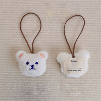 School Bag Backpack Toy Small Mini Cartoon Decorative Toy Plush Toy Keychain Bear Face Ornament Cute Bag Pendant