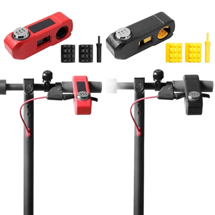 UNWAR Plastic Handlebar Fixed Durable Electric Scooter Password Anti