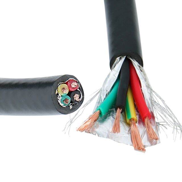 10 meter UL2464 4c 4 core 22awg / 4x1mm^2 double shielded cable of