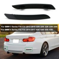 1 Pair Rear Bumper Reflector Lens for BMW 3 Series F30 F31 2013-2015/BMW 4 Series F32 F33 2014-2017 (Right Left)