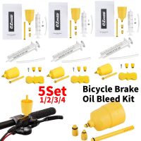 ☜ 1-5Set Bicycle Brake Bleed Kit For Shimano Hydraulic Disc Brake Bleeding Tool Set Funnel Oil Stopper MTB Road Bike Repair Tools