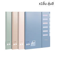 แฟ้มเอกสาร 1ชิ้น สุ่มสี ซองใส่A4 สูงสุด 30แผ่น แฟ้มเก็บเอกสาร แฟ้มใส่เอกสาร A4 สุ่มสี แฟ้มซองพลาสติก แฟ้มซองพลาสติก Unioffice