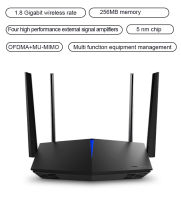 WiFi 6 Router 1800Mbps Smart Dual Band WiFi 6 802.11ax Wireless Gaming Routers with 4 Gigabit Port for Home Office New 128Users