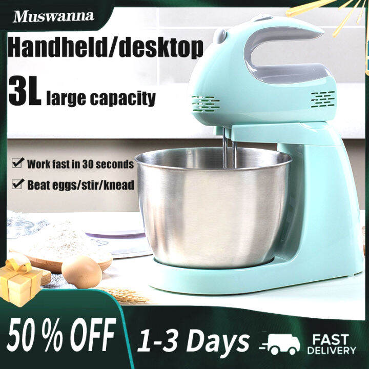 Stand mixer high power desktop food mixer, 3 liter dough mixer, egg