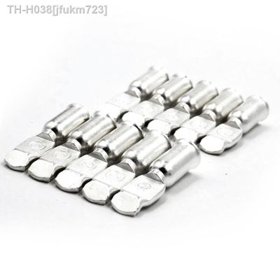 10Pcs Terminal 50 /120 Amp For Anderson Plug Contacts Pins Lugs Cable Terminals 10-25 Square/12AWG For Forklifts Battery Charger