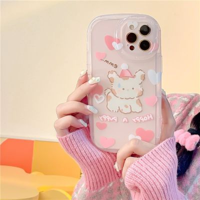[COD] pink love cat 14Promax/13Promax mobile phone case for iPhone11 soft 12Pro