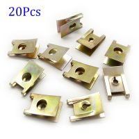 ♣❁┅  20pcs Car Screw Base U-Type Clips For Renault Kangoo DACIA Scenic Megane Sandero Captur Twingo Modus Koleos