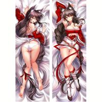 ปลอกหมอนเกมยอดนิยมยาว,(ปลอกหมอนเท่านั้น) ปลอกหมอนปลอกหมอนตัวการ์ตูน Dakimakura Ahri Sona Buvelle Fiora Katarina Riven ปลอกหมอนยาว