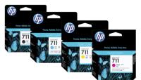 หมึก HP 711B  BK, C, M, Y  แท้ (ออกใบกำกับภาษีได้)