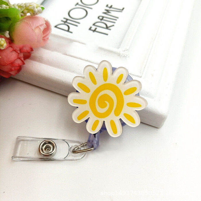 cute-card-clip-silicone-beautiful-flowers-retractable-badge-reel-student-nurse-exhibition-enfermera-name-card-id-card-chest