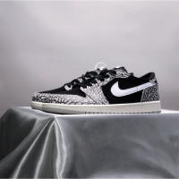 Air 1 Low OG "Black Cement"  "Black cement"  man  Leisure sports board shoes CZ0700-001