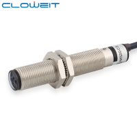 Cloweit M12เครื่องตรวจจับกระแสไฟฟ้าภาพถ่ายแบบกระจาย IP65 20ซม. ระยะไกล24V NPN PNP สวิตช์แสงอินฟราเรด