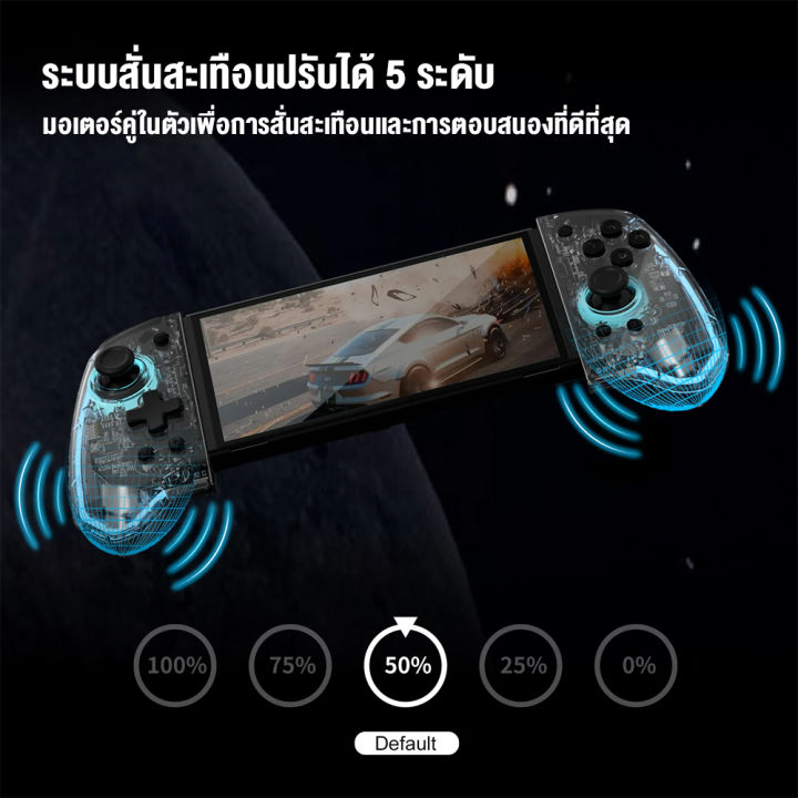 จอย-iine-l736-switch-elite-plus-joypad-จอยคอน-จอยคอลโทรลเลอร์-จอยเกมโปร่งใส-จอยเกมสำหรับ-nintendo-switch-และ-pc-mobuying