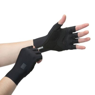 YKYWBIKE Cycling Gloves MTB Bike Gloves Sports Half Finger Bicycle Goves Men Women Breathable Shockproof Gloves