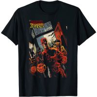 HOT ITEM!!Family Tee Couple Tee Marvel Zombies Daredevil Zombie Poster Halloween T-Shirt For Adult