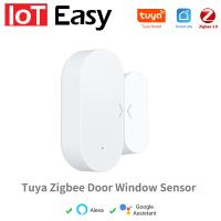 【LZ】◙  Tuya Zigbee Door Sensor for Smart Home A Burglar Alarm Automation Remote Control Work with Alexa Google Home var SmartLife