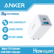 Anker USB C Charger 65W, 725 Charger, Ultra-Compact Dual