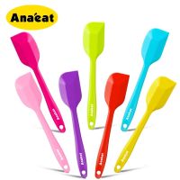 ANAEAT 1pc Food Grade Non-stick Silicone Spatula Set Biscuit Pastry Scraper Baking