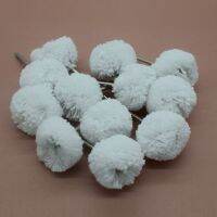 100pcs White Cotton Wheel Polishing Brushes Dremel Rotary Tools Accessories 2.35mm Shank