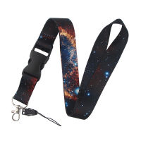 Phone Keychain Colorful Straps Rope Print Key Chain Elements Starry Lanyards