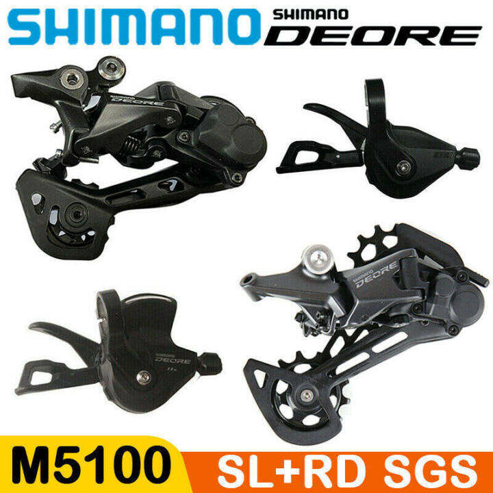 SHIMANO DEORE M5100 Shifter M5100 M5120 Rear Derailleur 11 Speed MTB
