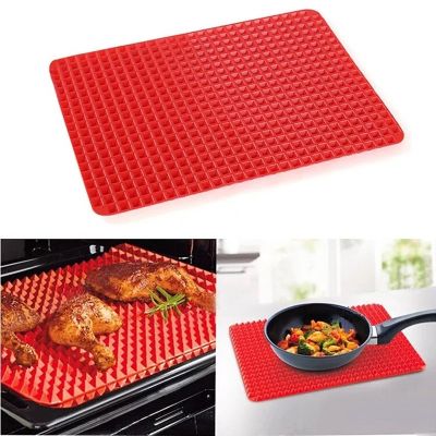 【hot】 Silicone BBQ Pizza Multifunctional Microwave Oven Baking Placemat Tray Sheet Tools Bakeware Moulds