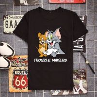 Cat and mouse animation surrounding co branded clothes mens Short Sleeve T-Shirt