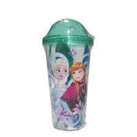 Cup Spoon Frozen Green Disney ชุดแก้วน้ำช้อนส้อมโฟรเซ่นสีเขียว ลายการ์ตูนดิสนีย์ ความจุ 32 ออนซ์ ภายในแก้วมีช้อน+ส้อม 3 คู่