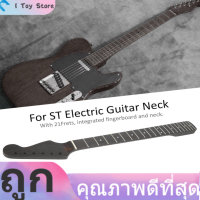 For ST Electric Guitar Neck 21 Fret Black Zebra Wood Musical Instrument Accessories