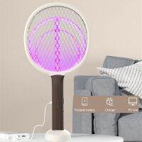 USB Charging Mosquito Swatter Insect Racket Swatter Zapper Electric Rechargeable Summer Fly Insect Bug Zapper Killer Trap