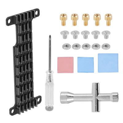 For Raspberry Pi Zero 2 W /Zero Aluminum Heatsink Kit with Thermal Pad for Raspberry Pi Zero W