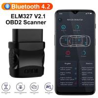 สำหรับ Androidios ELM327 V2.1รถเครื่องอ่านรหัสผิด OBD2สแกนเนอร์บลูทูธ4.2รถวินิจฉัยสแกนเนอร์ EOBD เครื่องอ่านรหัสผิด