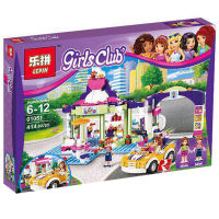 LEGO 41320 Girl Heart Lake City Yogurt Ice Cream Shop Puzzle Building Block Minifigures Assembled Toy Gift