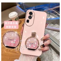 เคสนิ่มสำหรับ OPPO Reno10 Pro + Pro Plus A78 Reno8 T A17K A17 4G 5G Reno 10 10Pro Reno10Pro + เคสมือถือน่ารักพร้อมปลอกที่วางโทรศัพท์แหวนน้ำหอมสำหรับเด็กผู้หญิง