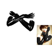 Unisex Latex Rubber s Fetish Wrist Seamless Moulded Shoulder Length Long For Men Women With Bodysuit Catsuit Hoods