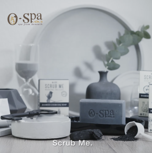 o-spa-natural-scrub-me-bamboo-charcoal-soap-energetic-hours-140g-โอสปา-สบู่ถ่านไม้ไผ่ผสมงาดำ-กลิ่นเอนเนอจิกอาวน์-140g