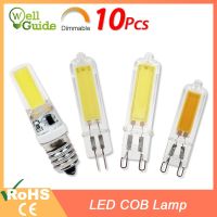 [HOT QQZIWWUJJWG 104] 10ชิ้น/ล็อต LED G4 G9 E14 3วัตต์6วัตต์9วัตต์12วัตต์หลอดไฟ Ac/dc 12โวลต์220โวลต์หลอดไฟ LED ซังสปอตไลโคมระย้าแสงแทนที่30วัตต์60วัตต์หลอดฮาโลเจน