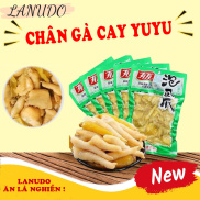 Chân gà cay YUYU màu xanh siêu cay Chân gà cay YUYU đủ loại 80g, 100g