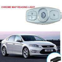 AM5113K767GE3AM1 For Ford Focus Mk3 2013-2018  CHROME MAP READING LIGHT ROOF LAMP SWITCH TRIM COVER PANEL FRAME GARNISH