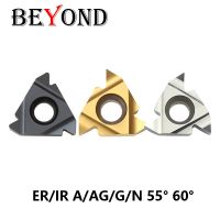 BEYOND Threading Carbide Inserts CNC 16ER 16IR 11ER 11IR 22ER 22IR A55 A60 AG60 AG55 เครื่องมือกลึงเครื่องกลึงสําหรับเหล็ก AL