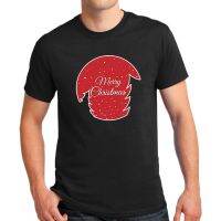 เสื้อยืดผ้าฝ้ายเสื้อยืดผ้าฝ้าย เสื้อยืดคริสต์มาสMerry Christmas Short Sleeve T-Shirt 2