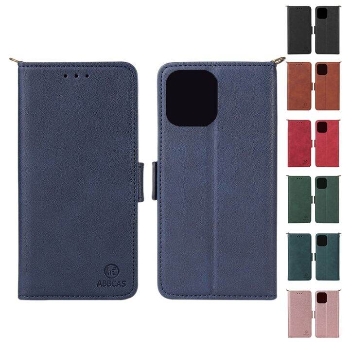 for-iphone-12-pro-max-leather-case-wallet-type-protective-case-with-card-holder-bracket