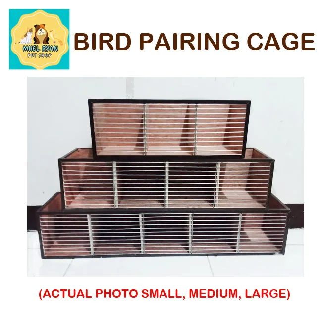 MHEL RYAN PET SHOP BIRD PAIRING CAGE BOX (SMALL, MEDIUM, LARGE) Lazada PH