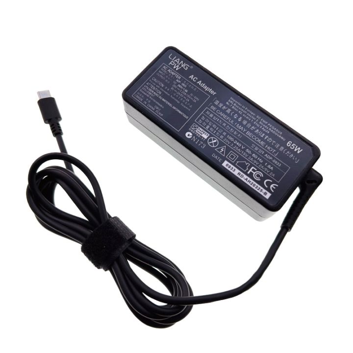 lenovo-ที่ชาร์จอะแดปเตอร์สำหรับไฟฟ้าใช้ได้กับ-usb-ทั่วไปชนิด-c-ขนาด20v-3-25a-65w-แจ็คเชื่อมต่อกูเกิ้ล